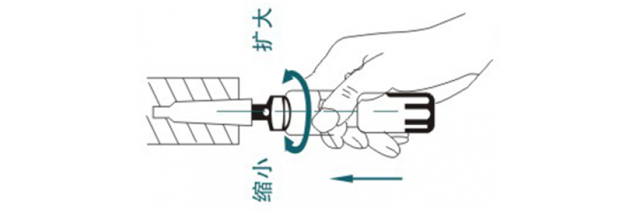 滚压刀尺寸怎么调？